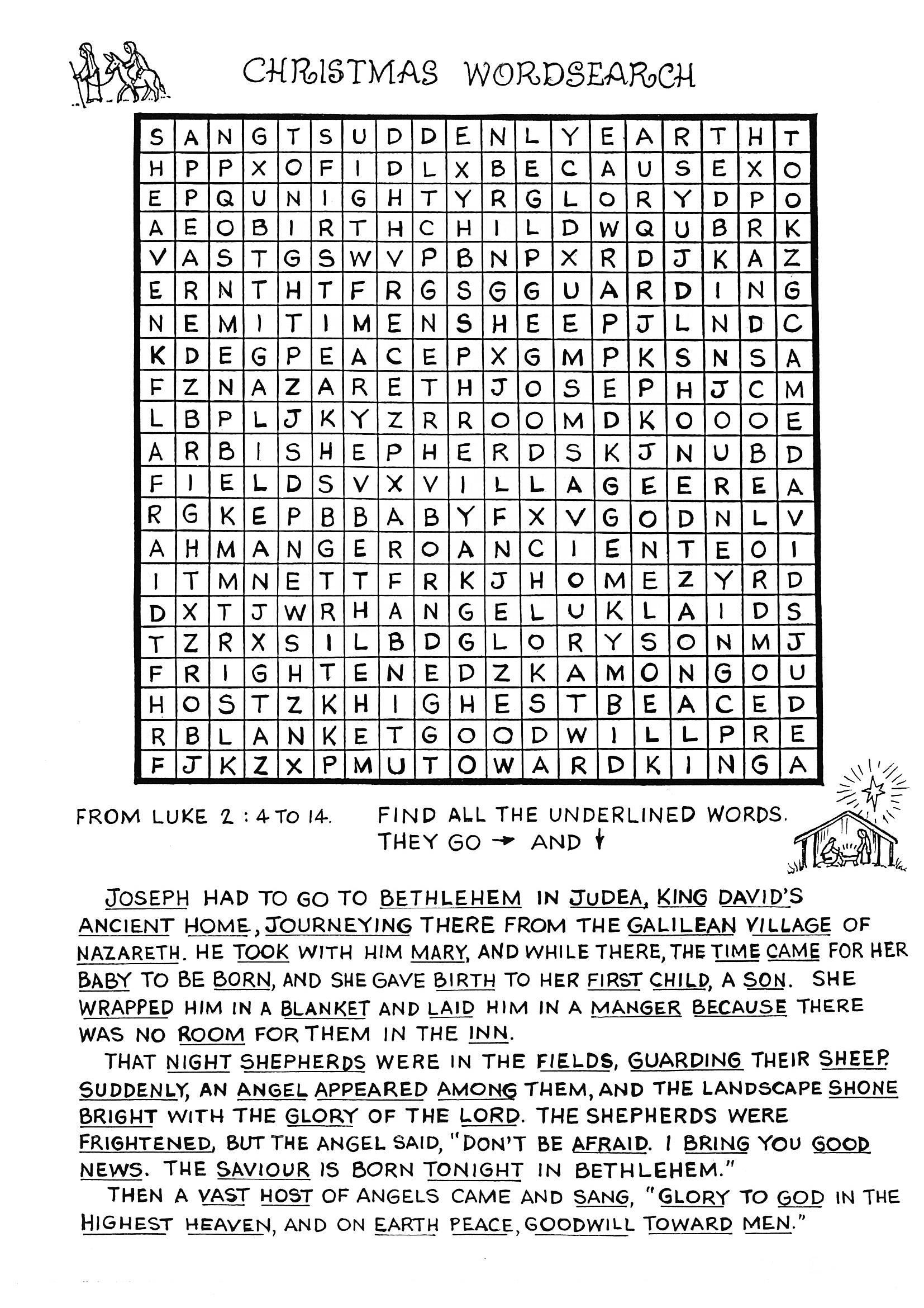 Christmas Wordsearch